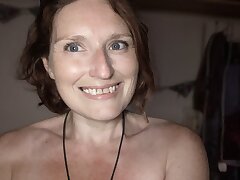 Strength urinating in the skiing position, getting naked, conversing and being Lil' Miss ADHD with it