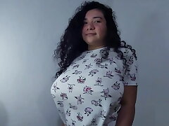 Chica buxom baila marvelous enfrente de su cu&ntilde;ado