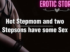 Molten Stepmom and 2 Stepsons have some Hookup