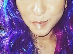 Humungous Fake penis in My Tiny Bitch Culo