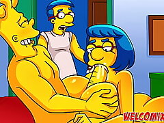 Barty banging his friend's mummy - The Simptoons Simpsons pornography