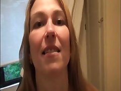 I have fun with my cousin Nataliya, a bashful and submissive blonde
